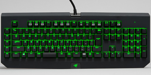 画像ギャラリー No.005のサムネイル画像 / Razer独自の「緑軸」「オレンジ軸」メカニカルキースイッチは買いか？ ゲーマー向けキーボード「BlackWidow」の新モデルをテスト