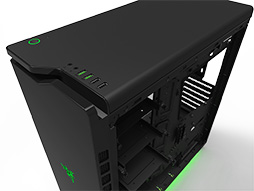 画像ギャラリー No.003のサムネイル画像 / Razer,ゲーマー向けPCケース監修プログラムを開始。第1弾はNZXT製のミドルタワーPCケース「H440 - Designed by Razer」