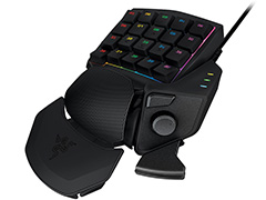 Razer，メンブレンキーボード「DeathStalker」と左手用キーパッド「Orbweaver」のフルカラーLED採用版を世界市場で発売