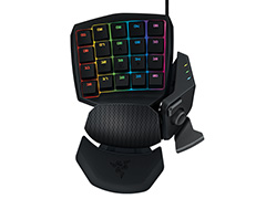 フルカラーLEDを採用したRazerの左手用キーパッド「Orbweaver Chroma」が11月27日に国内発売
