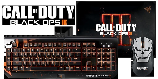 画像ギャラリー No.001のサムネイル画像 / Razerと「CoD:BO3」コラボのマウス,キーボード,マウスパッドが12月25日発売
