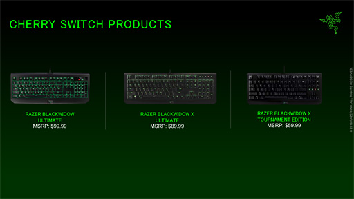 画像ギャラリー No.022のサムネイル画像 / Razerに聞くゲーマー向けキーボード新モデル「BlackWidow X」。オリジナルキースイッチは“第2世代”に