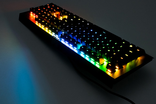 画像ギャラリー No.017のサムネイル画像 / 「Razer BlackWidow X Chroma」英語配列モデルを試す。「X」付きのBlackWidowは,従来モデルと何が違うのか