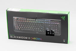 画像ギャラリー No.028のサムネイル画像 / 「Razer BlackWidow X Chroma」英語配列モデルを試す。「X」付きのBlackWidowは,従来モデルと何が違うのか