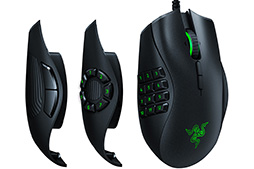 画像ギャラリー No.002のサムネイル画像 / Razer，サイドボタンの数を変えられるマウス「Naga Trinity」を発表。スクロールホイールを装備した左手用キーパッド「Tartarus V2」も