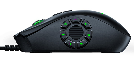 画像ギャラリー No.005のサムネイル画像 / Razer，サイドボタンの数を変えられるマウス「Naga Trinity」を発表。スクロールホイールを装備した左手用キーパッド「Tartarus V2」も