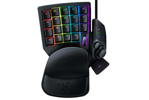 画像ギャラリー No.008のサムネイル画像 / Razer，サイドボタンの数を変えられるマウス「Naga Trinity」を発表。スクロールホイールを装備した左手用キーパッド「Tartarus V2」も