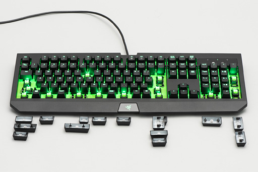 画像ギャラリー No.019のサムネイル画像 / 「Razer BlackWidow Ultimate 2018」レビュー。「防塵防滴」はゲーマー向けキーボードに必須の要素となるのか