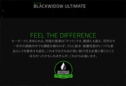 画像ギャラリー No.040のサムネイル画像 / 「Razer BlackWidow Ultimate 2018」レビュー。「防塵防滴」はゲーマー向けキーボードに必須の要素となるのか