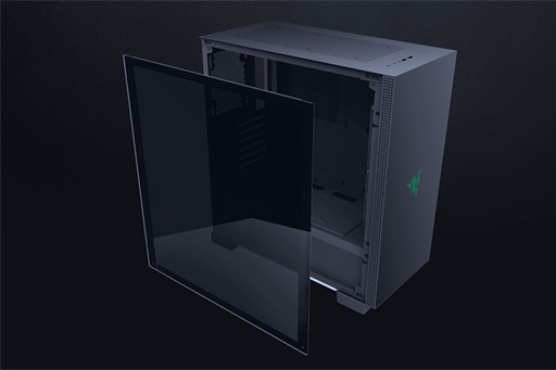 画像ギャラリー No.009のサムネイル画像 / Razer初のPCケース「Tomahawk Elite」は天板自動開閉システムと跳ね上がる側面ガラスパネルを搭載