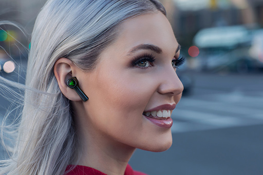 画像ギャラリー No.006のサムネイル画像 / Razer，低遅延が特徴の完全ワイヤレス型イヤフォン「Hammerhead True Wireless」を発表