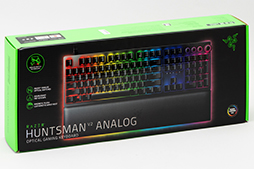 画像ギャラリー No.039のサムネイル画像 / 【PR】Razerの光学式キーボード「Huntsman V2 Analog」は,アナログ入力機能で当たり前のゲーマー向けキーボードを超えた