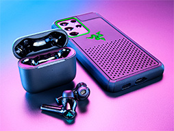画像ギャラリー No.001のサムネイル画像 / Razer，完全ワイヤレスイヤフォン「Hammerhead True Wireless」新モデルを発売。ノイズキャンセリング機能を搭載