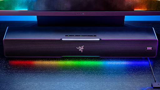 画像ギャラリー No.003のサムネイル画像 / Razer，ゲーマー向けサウンドバー「Leviathan V2」を5月20日発売。ディスプレイの前に置きやすいサイズとBluetooth対応が特徴