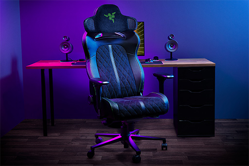 画像ギャラリー No.016のサムネイル画像 / Razerがゲーマー向けチェアに取り付けるサラウンドスピーカー「Project Carol」や,新型ノートPC「Blade 16」などを発表