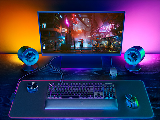 画像ギャラリー No.003のサムネイル画像 / Bluetooth&USB接続対応のRazer製スピーカーセット「Nommo V2」シリーズが発表に