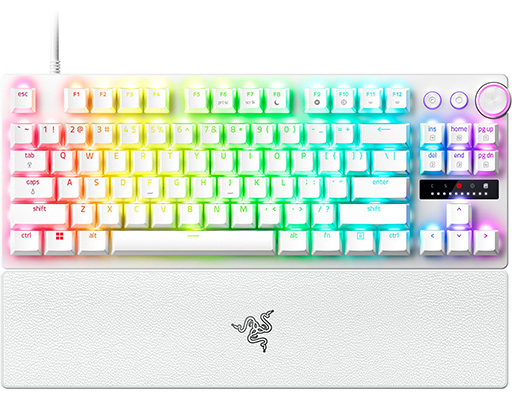 画像ギャラリー No.003のサムネイル画像 / 周辺機器をホワイトで揃えたい人向け,Razerの白い10キーレスキーボードやマウス,マイクが6月14日発売