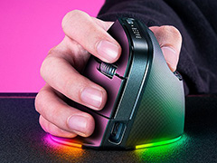 手首の疲れに悩むゲーマーに朗報？ 縦型ワイヤレスマウス「Razer Pro Click V2 Vertical」が発表に