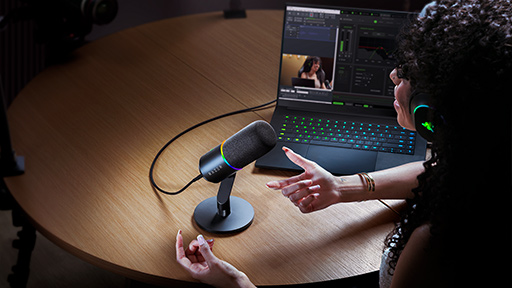 画像ギャラリー No.004のサムネイル画像 / USBとXLR接続両対応の配信者向けマイク「Razer Seiren V3 Pro」が登場。プロ品質の音声を複雑な設定なしで