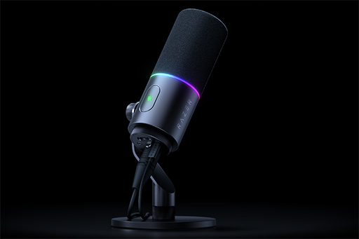 画像ギャラリー No.005のサムネイル画像 / USBとXLR接続両対応の配信者向けマイク「Razer Seiren V3 Pro」が登場。プロ品質の音声を複雑な設定なしで
