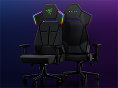 PCとワイヤレスでつながり，モバイルバッテリーでLEDが光るゲーミングチェア「Soma Chroma」をRazerが発表