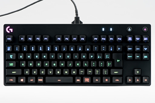 画像ギャラリー No.008のサムネイル画像 / Logicool G「Pro Mechanical Gaming Keyboard」レビュー。シンプルな外観の10キーレスRomer-Gモデル,その価値は