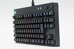 画像ギャラリー No.021のサムネイル画像 / Logicool G「Pro Mechanical Gaming Keyboard」レビュー。シンプルな外観の10キーレスRomer-Gモデル,その価値は