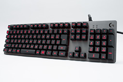 画像ギャラリー No.002のサムネイル画像 / 6月15日発売のLogicool G「G413 Mechanical Gaming Keyboard」をテスト。初のフローティングデザイン採用モデルは,打鍵感が違う!?