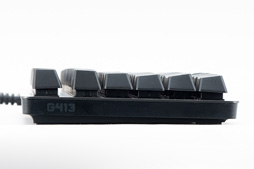 画像ギャラリー No.008のサムネイル画像 / 6月15日発売のLogicool G「G413 Mechanical Gaming Keyboard」をテスト。初のフローティングデザイン採用モデルは,打鍵感が違う!?