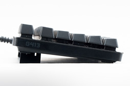画像ギャラリー No.009のサムネイル画像 / 6月15日発売のLogicool G「G413 Mechanical Gaming Keyboard」をテスト。初のフローティングデザイン採用モデルは,打鍵感が違う!?