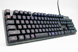 画像ギャラリー No.039のサムネイル画像 / 「G512」レビュー。赤軸風スイッチ「Romer-G Linear」のポテンシャルをLogicool Gのゲーマー向けキーボード最新作で探る