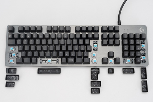 画像ギャラリー No.017のサムネイル画像 / オリジナル青軸スイッチ「GX Blue」とはいかなるものか。Logicool G「G512」キーボードに加わった新たな選択肢をチェックする
