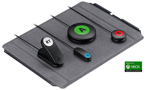 画像ギャラリー No.002のサムネイル画像 / 障害を持つユーザーでも使える「Xbox Adaptive Controller」向けの入力デバイスセットをLogitech Gが発表