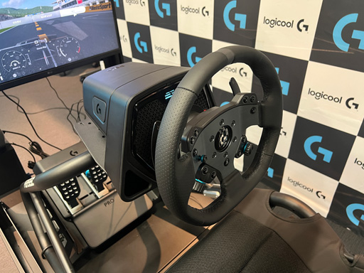 画像ギャラリー No.001のサムネイル画像 / Logicool G，新型ステアリングコントローラ「PRO Racing Wheel」を発売。ダイレクトドライブ方式採用の高級モデル