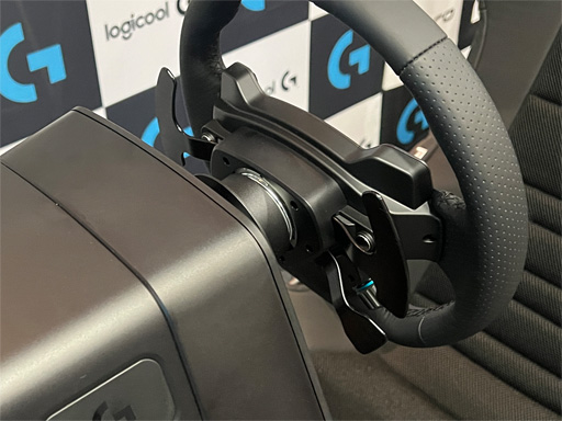 画像ギャラリー No.005のサムネイル画像 / Logicool G，新型ステアリングコントローラ「PRO Racing Wheel」を発売。ダイレクトドライブ方式採用の高級モデル