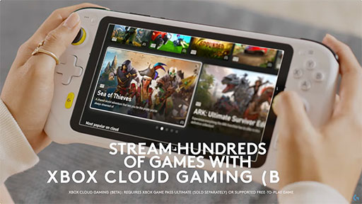 画像ギャラリー No.004のサムネイル画像 / Logitech Gが携帯型Androidゲーム機「Cloud」を発表。クラウドゲーム向けだがAndroid 11ベースでスマホゲームにも使えるか