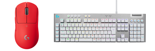 画像ギャラリー No.001のサムネイル画像 / ロジクール,軽量マウス「PRO X SUPERLIGHT」に真っ赤なカラバリを追加。薄型キーボード「G813」はホワイトモデルが登場