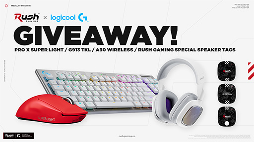 画像ギャラリー No.002のサムネイル画像 / Logicool G，プロチーム「Rush Gaming」をスポンサード。記念キャンペーンも実施