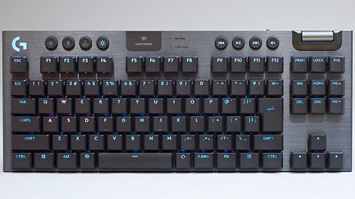 画像ギャラリー No.002のサムネイル画像 / 薄型キーの10キーレスワイヤレスキーボード「G915 X LIGHTSPEED TKL」。正当進化を遂げたロープロファイル勢のアイドルだ