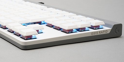 画像ギャラリー No.007のサムネイル画像 / ラピトリ＆SOCD対応で現状最強のロープロファイルキーボード「Logicool G515 RAPID TKL」の見どころをチェック