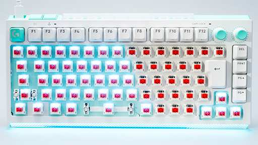 画像ギャラリー No.020のサムネイル画像 / ロジクールのゲーミング10キーレス「G512 X 75」は，トレンドを押さえつつメカニカルもアナログもOKな面白いキーボード