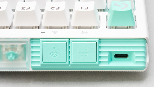 画像ギャラリー No.029のサムネイル画像 / ロジクールのゲーミング10キーレス「G512 X 75」は，トレンドを押さえつつメカニカルもアナログもOKな面白いキーボード