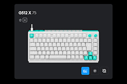 画像ギャラリー No.030のサムネイル画像 / ロジクールのゲーミング10キーレス「G512 X 75」は，トレンドを押さえつつメカニカルもアナログもOKな面白いキーボード