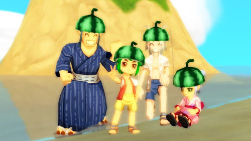 画像ギャラリー No.008のサムネイル画像 / 「飛天オンライン」,夏の水着,サーフボードそしてスイカ帽が登場