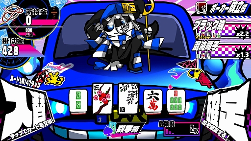 画像ギャラリー No.002のサムネイル画像 / ギャンブルローグライク「三位一体!超異常混沌賭博遊戯〜アルティメットカオスギャンブルバトル〜」,ストアページを公開