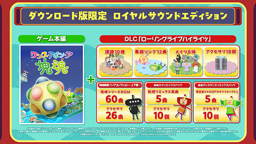 画像ギャラリー No.007のサムネイル画像 / Switch2版「ワンス・アポン・ア・塊魂」，10月8日に発売。新たな有料DLC「ローリングライブハイライツ」も同時リリース