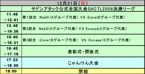 画像ギャラリー No.008のサムネイル画像 / 明日開催の「サドン祭り2008」，ステージイベント情報を公開