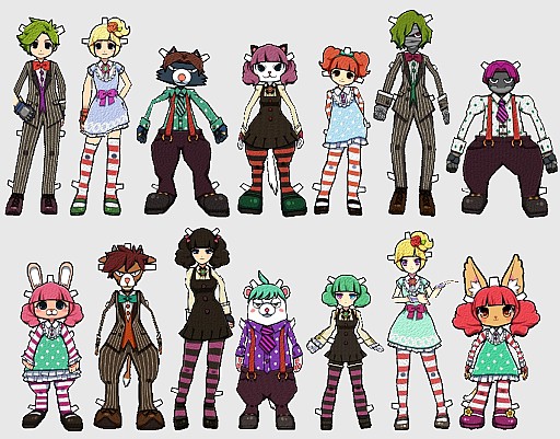 画像ギャラリー No.008のサムネイル画像 / 「ペーパーマン」,ケモノ系キャラクター&PvEバランス調整を実施