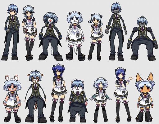 画像ギャラリー No.018のサムネイル画像 / 「ペーパーマン」，ペーパチCASHに「執事・メイド」の衣装やボイスが登場