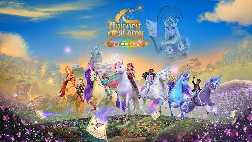 画像ギャラリー No.002のサムネイル画像 / ドイツのAesir Interactiveが新ロゴを発表。Netflixの人気アニメを原作とする新作「ユニコーン・アカデミー:魔法の島」を公開